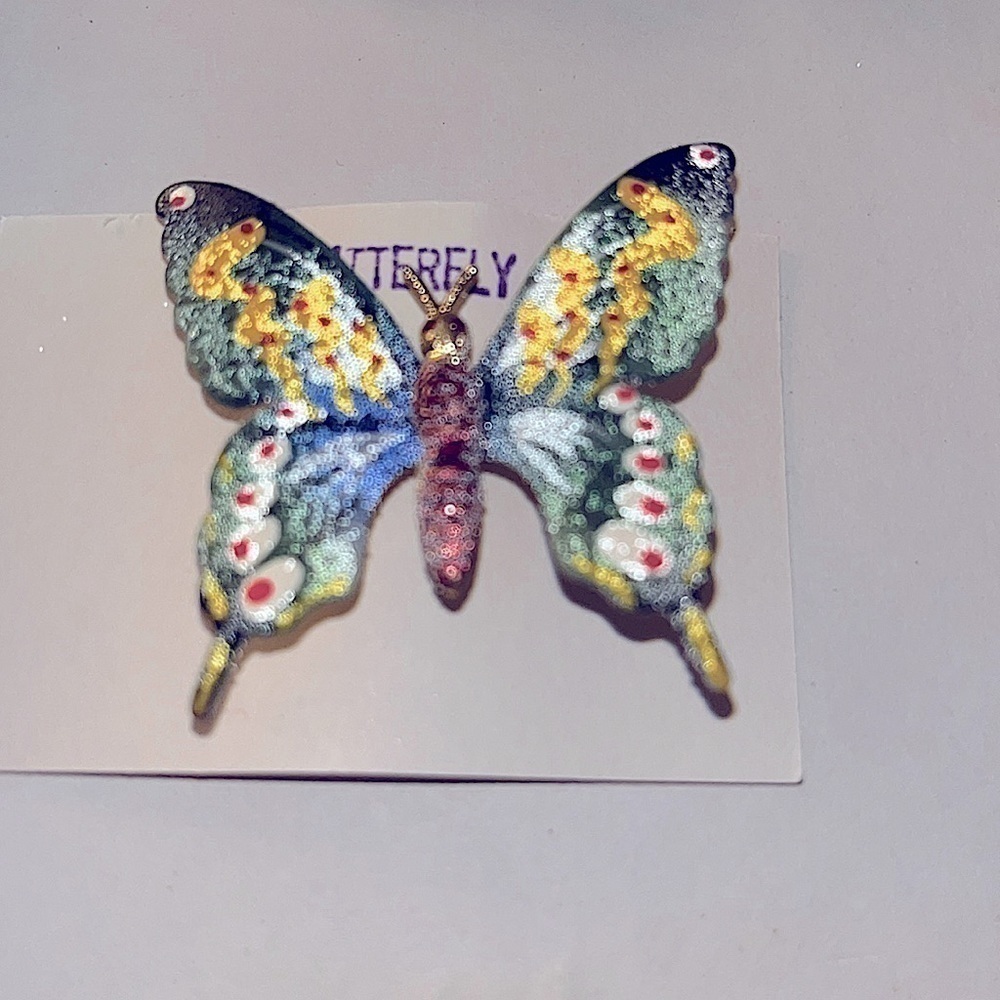 Vintage Butterfly Scatter Pin set of 4 Deadstock - Picture 4 of 5